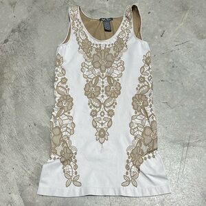 Soho Girls |‎ Tops | Gold and Tan Tank Top / OS fits all